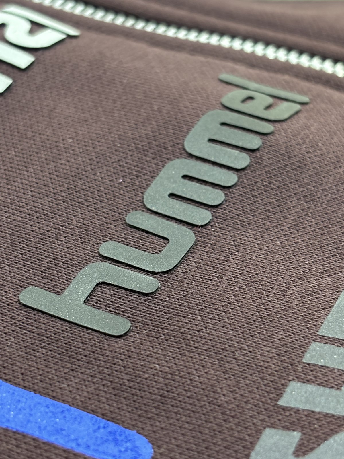 Hummel branded apparel detail