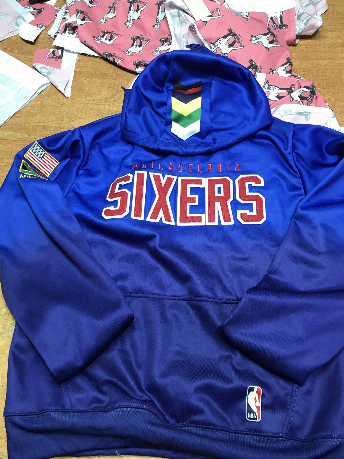 Philadelphia 76ers branded hoodie